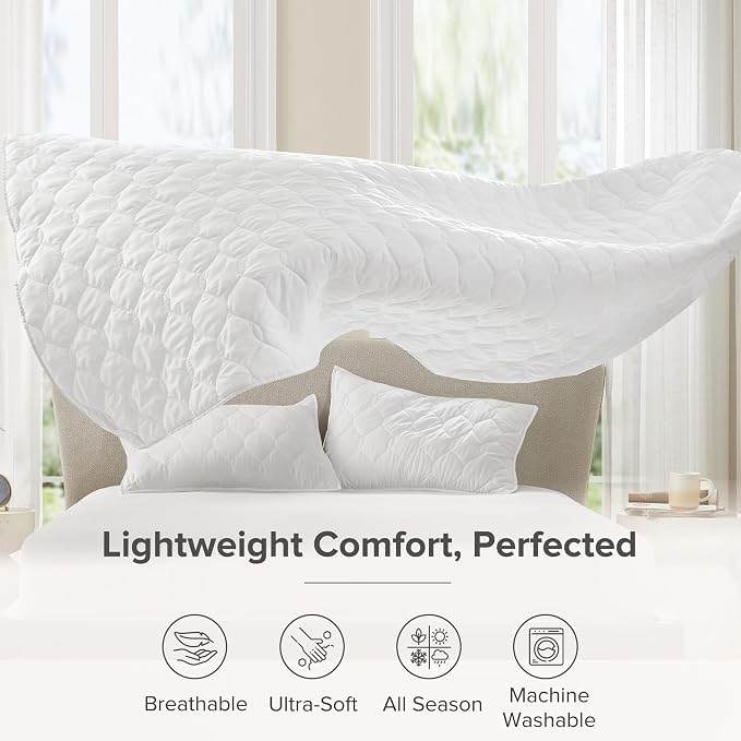 Comfort Spaces Queen Quilt Set Modern Reversible Ogee Coverlet Queen Bedding - Image 3