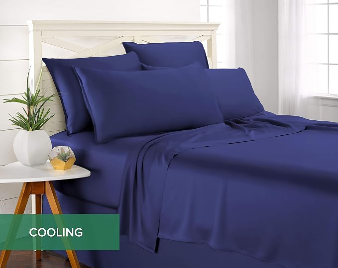 Pure Bamboo California King Sheets, Genuine 100% Organic Viscose Derived from - Image 5
