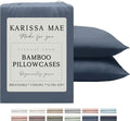 Karissa Mae Cooling Bamboo Viscose Queen Size Pillowcase Set | 100% FSC by KARISSAMAE