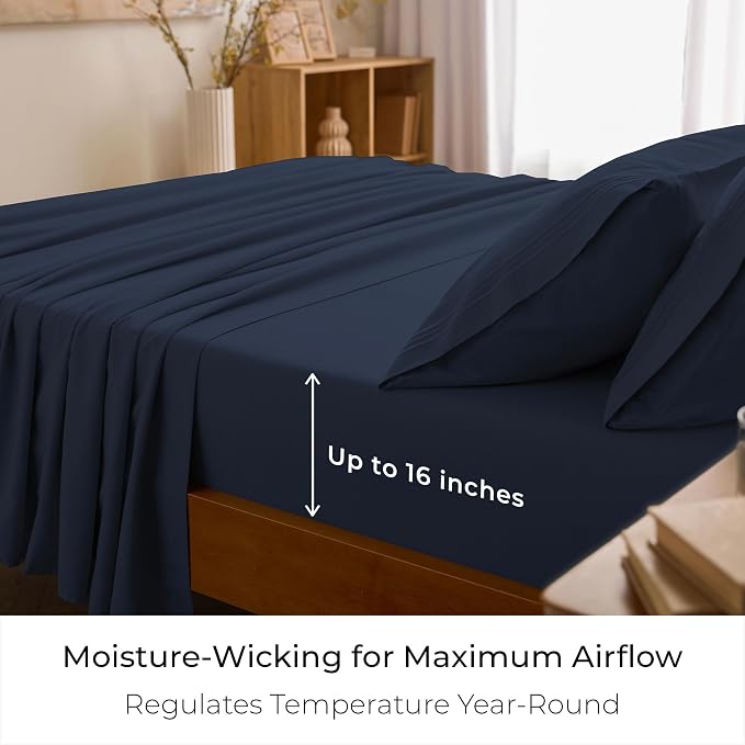 Mellanni California King Sheets Set - Image 4