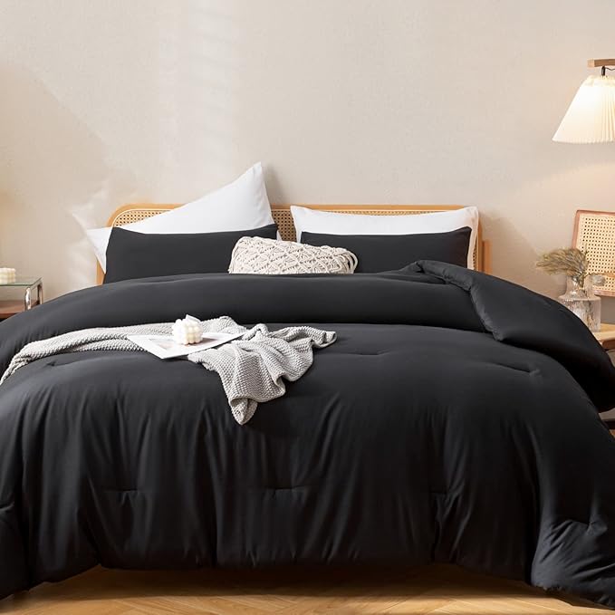 ROSGONIA Black Twin Comforter Set - Image 2