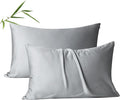 2 Pack Cooling Pillow Cases, Viscose Derived from Bamboo Pillow Protectors King by ShunjieHome