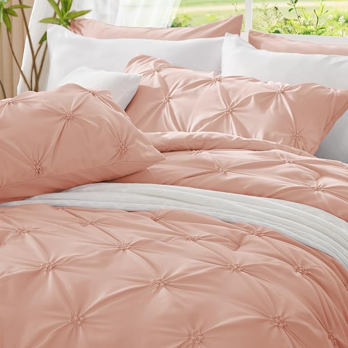 BEDELITE Dusty Pink Twin Comforter Set - Image 6