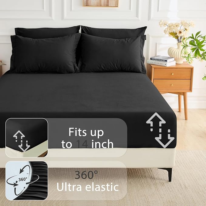 MUXHOMO 7 Pieces Full Comforter Set, Soft Bed in a Bag Full Size, All Season - Image 6