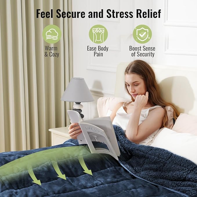 Uttermara Weighted Blankets for Adults Queen Size, 15lbs 60x80 inches Blanket - Image 4
