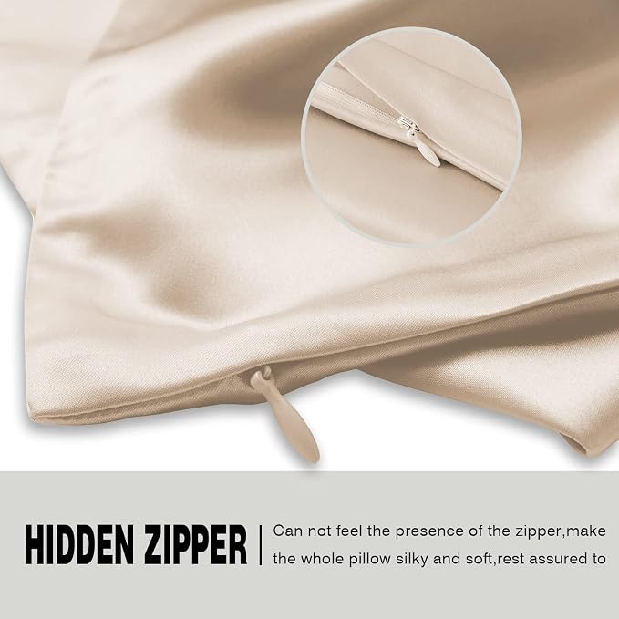 Mulberry Silk Pillowcase for Hair and Skin Standard Size 20"X 26" Pillow Case - Image 4