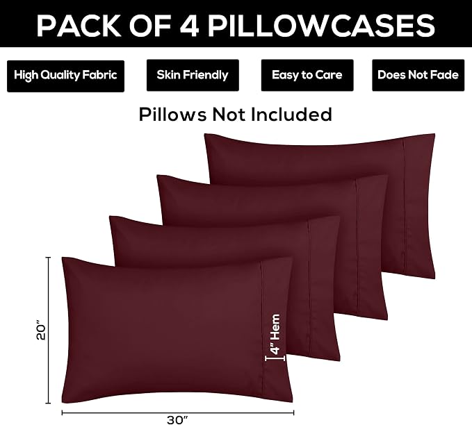 Utopia Bedding Queen Pillow Cases - Image 3