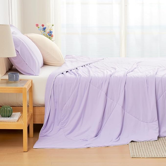 Cozy Bliss Cooling Comforter Twin Size, Cooling Blankets - Image 3