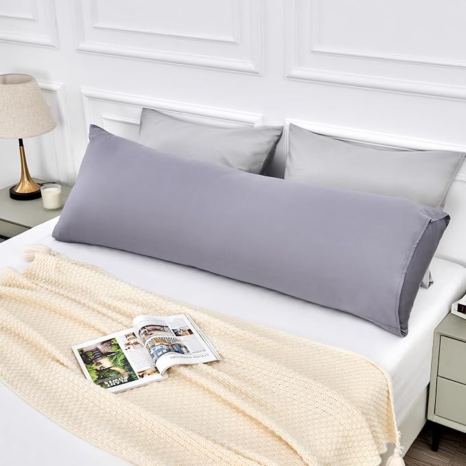 Warmstar Cotton Body Pillow Cover 1 Pack, 600 Thread Count Body Pillow case - Image 7