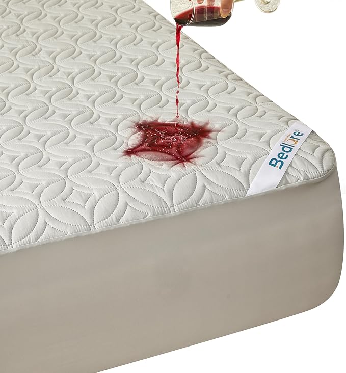 BEDLORE Waterproof Mattress Protector, King Size Mattress Pad by Bedlore