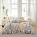 OAITE Duvet Cover Set King Size Floral Pattern 500 Thread Count Ultra Soft 100% by OAITE