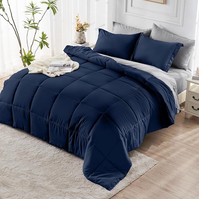 JOLLYVOGUE Twin XL Comforter Set, Ultra-Soft Bed in a Bag Twin XL Size 5 Pieces - Image 8