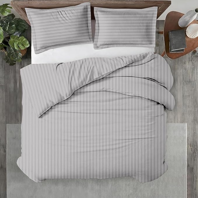 Kotton Culture 3 Pc California King Size Duvet Cover Set -100% Egyptian Cotton by KottonCulture