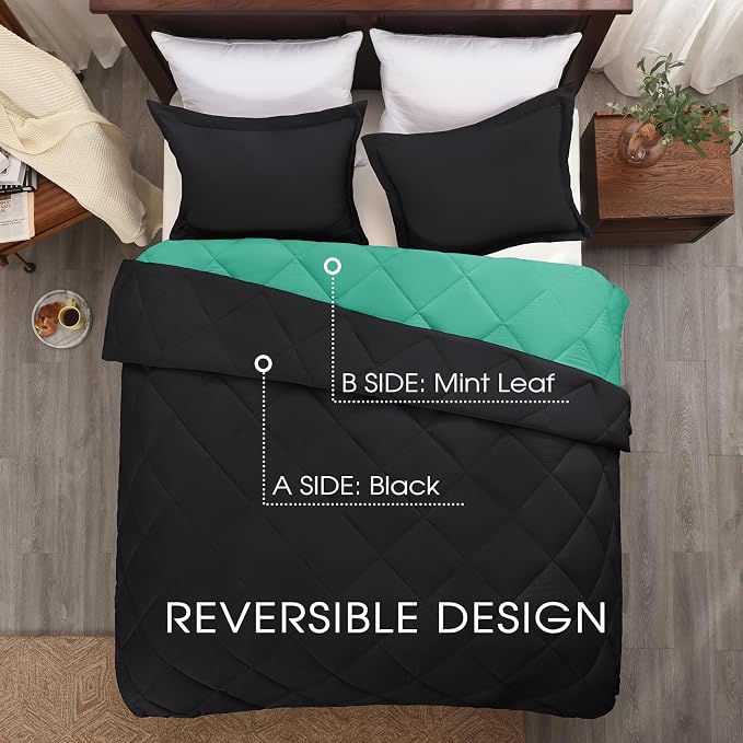 Basic Beyond California King Comforter Set, 1 Comforter 104"x96" and 2 Pillow - Image 3