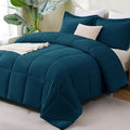 CozyLux Twin/Twin XL Comforter Set Lyons Blue by CozyLux