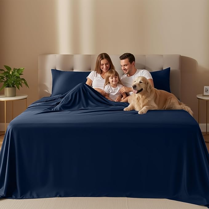 Utopia Bedding Full Sheet Set – 4 Piece Bed Sheets - Image 2
