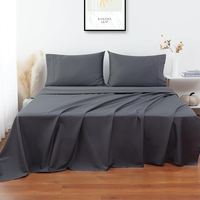 Flat Sheet Only 2 Pack, King Size 400 Thread Count 100% Egyptian Cotton Flat - Image 6