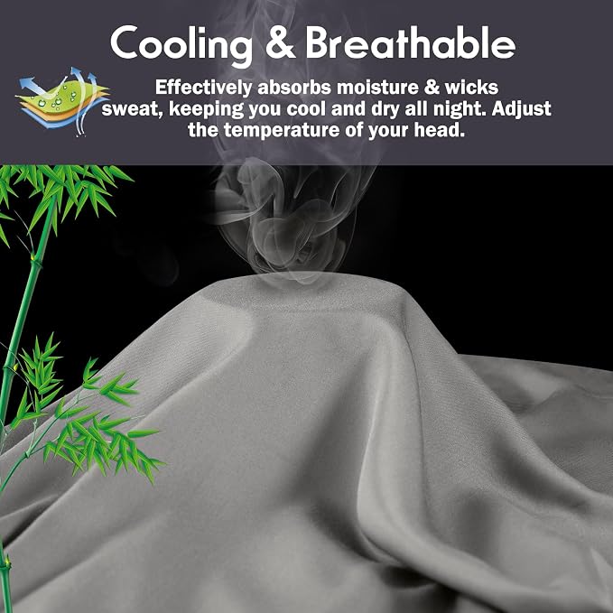 Body Pillowcase with Zipper Cooling Viscose from Bamboo Zippered Pillowcases - Image 5