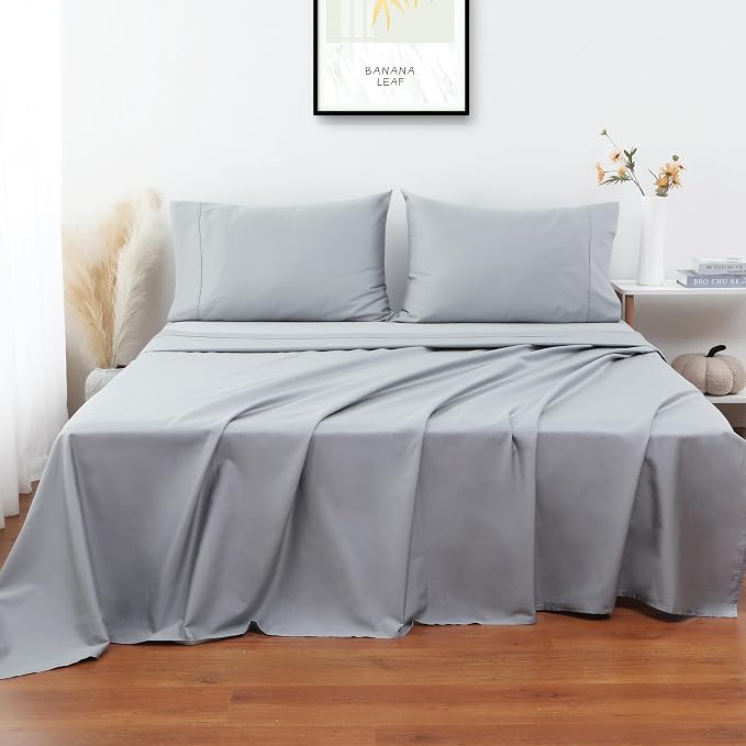 Flat Sheet Only Full Size, 400 TC 100% Egyptian Cotton Flat Sheet - Image 4