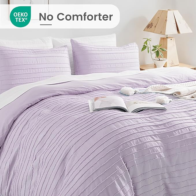 NEXHOME PRO Duvet Cover Queen, 3 Pieces Boho Tufted Duvet Cover Set, Soft and - Image 3