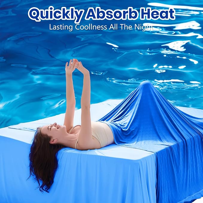 Topcee Cooling Blanket Throw- 50"x60" Summer Cooling Throw Blanket - Image 2