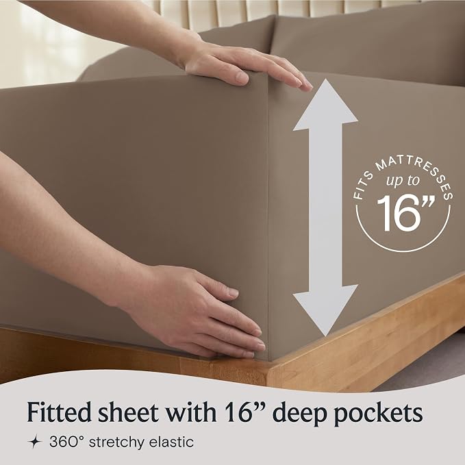LuxClub 4 PC King Sheet Set, Breathable Luxury Bed Sheets, Deep Pockets 18" - Image 6