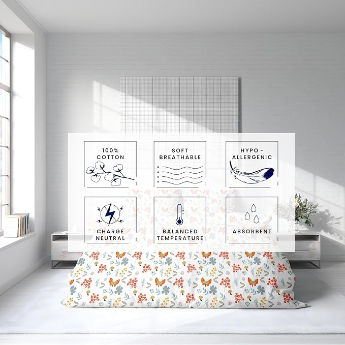 Kotton Culture 120"x120" 3 Pc Super King Plus/Super Oversize King Duvet Cover - Image 6