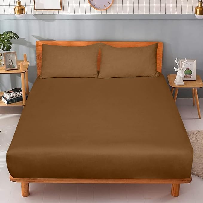 ROYALE LINENS 300 Thread Count 100% Long Staple Combed Cotton Fitted Sheet Twin - Image 5