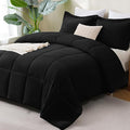 CozyLux Twin/Twin XL Comforter Set Black by CozyLux
