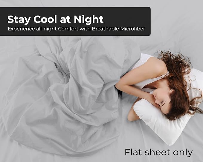 Royale Linens King Flat Sheet - Image 3