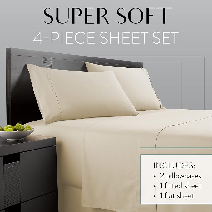 Danjor Linens Bed Sheet Set Twin XL - Image 2
