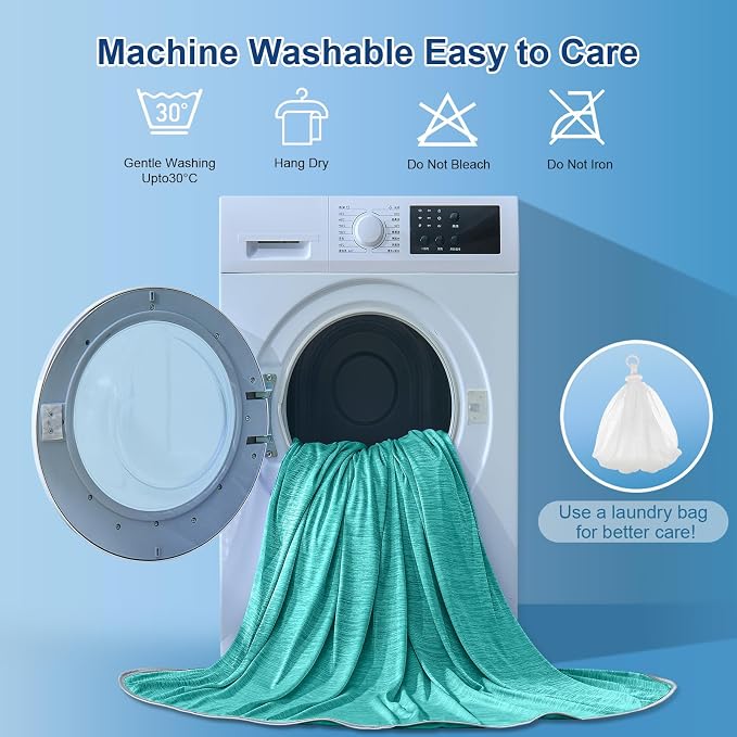KMUSET Cooling Blanket Twin, Double Sided Summer Cooling Blankets - Image 7