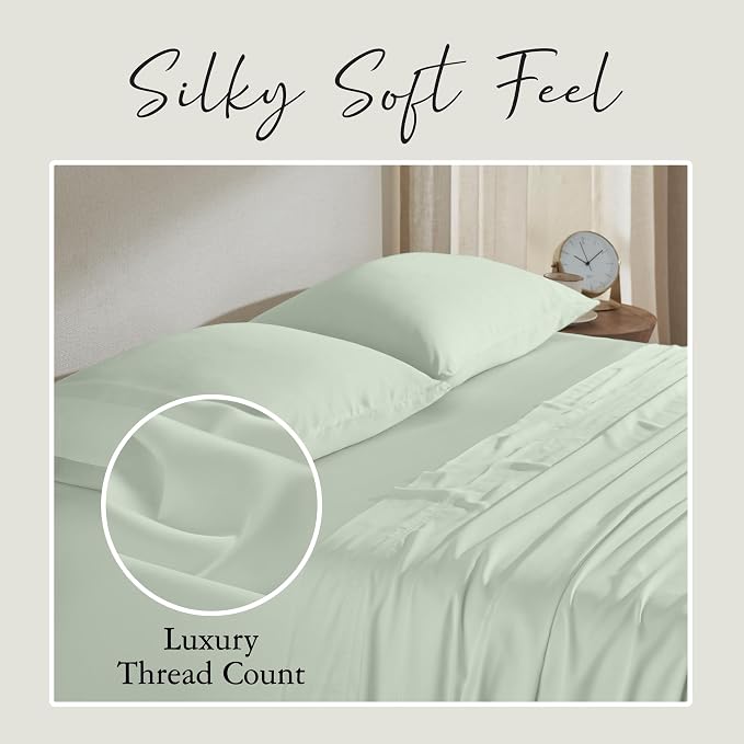 Karissa Mae Cooling Bamboo Viscose King Size Pillowcase Set | 100% FSC - Image 6