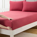 Queen Fitted Sheet Only with Full Elastic & Built in Corner Sheet Straps to by SweetHomeCollection