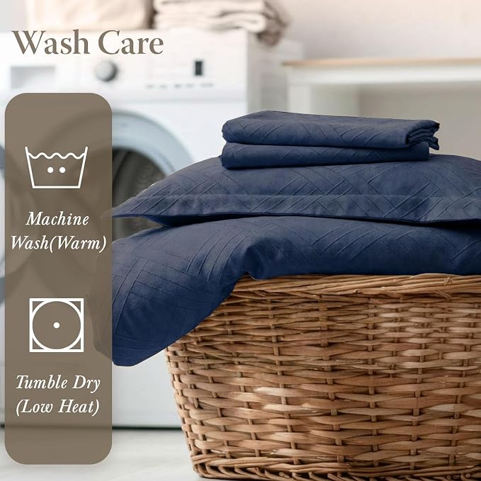 Threadmill Queen Sheet Set for Queen Mattresses | 800 Thread Count Jacquard - Image 8