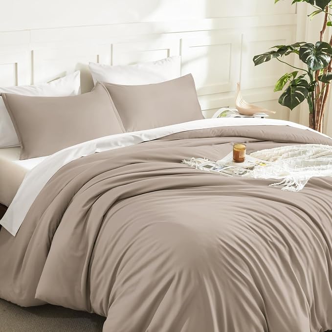 Litanika California King Comforter Set Light Coffee - Image 5