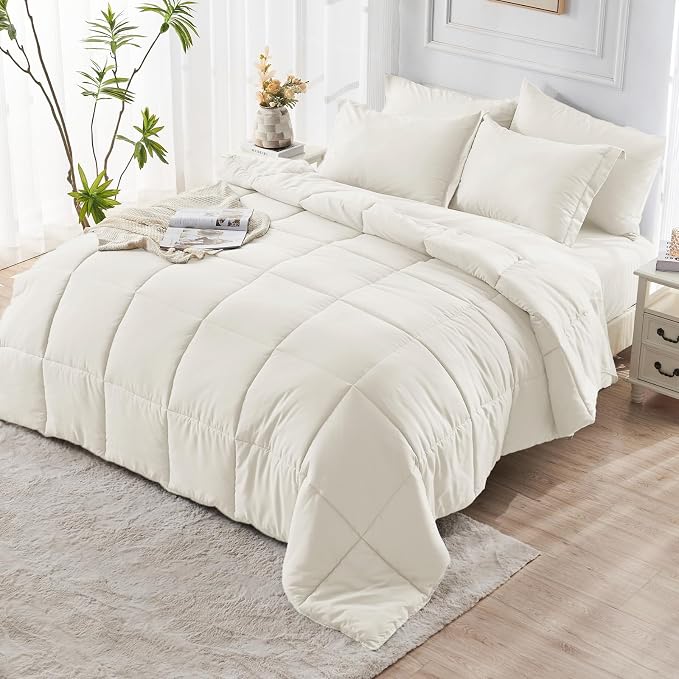 JOLLYVOGUE King Comforter Set, Ultra-Soft Bed in a Bag King Size 7 Pieces - Image 8