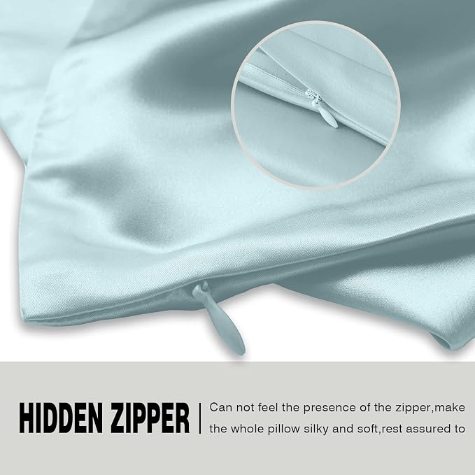 Mulberry Silk Pillowcase for Hair and Skin Standard Size 20"X 26" Pillow Case - Image 4