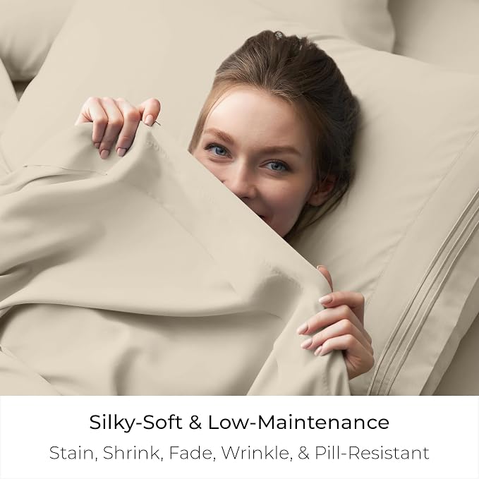 Mellanni Queen Size Flat Sheet - Image 5