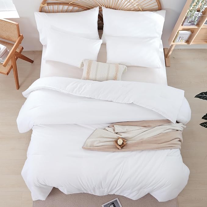 weigelia King Size Comforter Set Soft Microfiber 3 Piece Comforters Set - Image 3
