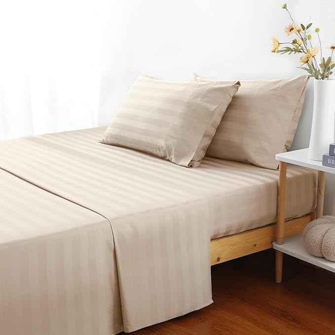 Flat Sheet Only 2 Pack, Full Size 400 Thread Count 100% Egyptian Cotton Flat - Image 6