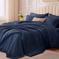 King Comforter Set Navy by Velorose