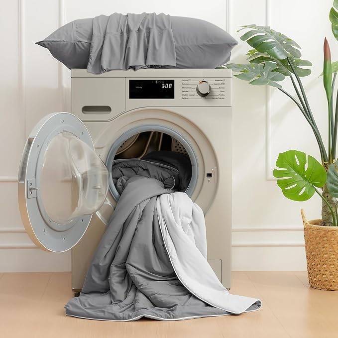 Cozy Bliss Cooling Comforter Twin Size, Cooling Blankets - Image 9