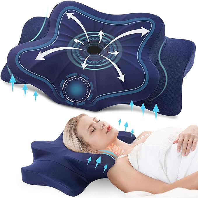 DONAMA Cervical Pillow for Neck and Shoulder Pain Relief, Cooling Contour by DONAMA