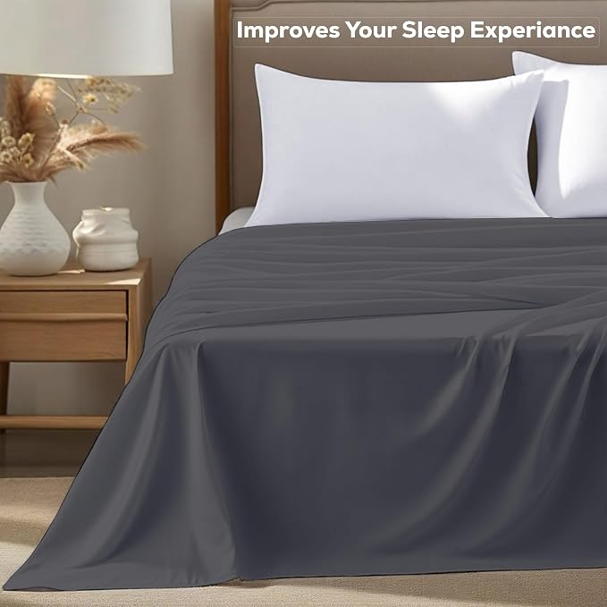 GOLD TEXTILES Full Flat Sheet 24 Pack – Brushed Microfiber Top Sheets - Image 6