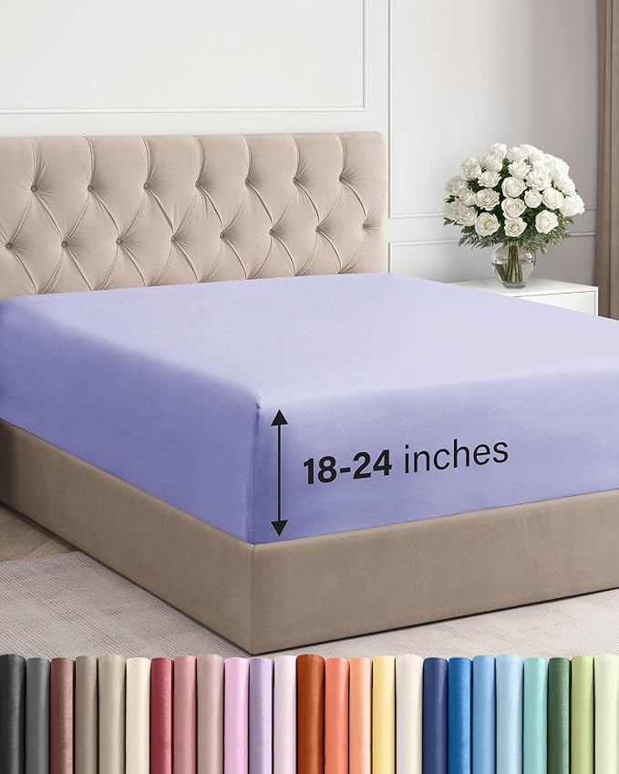 Extra Deep King Fitted Sheet by CGKUnlimited
