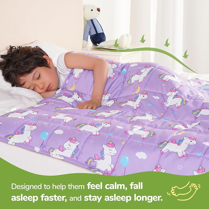 Sivio Weighted Blanket 5lbs, Cooling Weighted Blanket, Breathable Heavy Blankets - Image 2