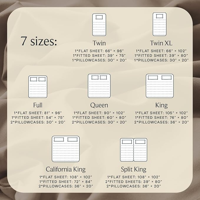 LuxClub 4 PC California King Sheet Set, Breathable Luxury Bed Sheets, Deep - Image 4