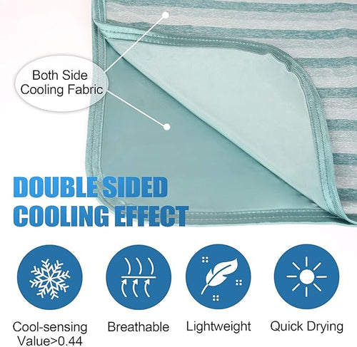 Ailemei Direct Cooling Blanket for Hot Sleepers, Double Sided Cold Effect - Image 2