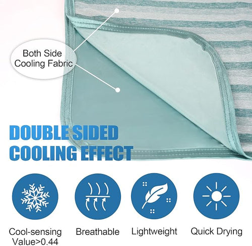 Ailemei Direct Cooling Blanket for Hot Sleepers, Double Sided Cold Effect - Image 2
